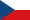 Czech language flag
